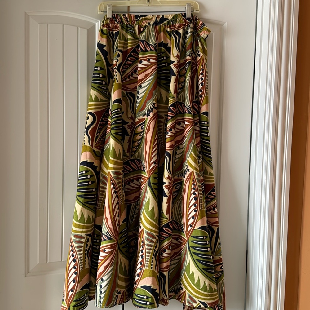 Moon Orchid Maxi Full Skirt